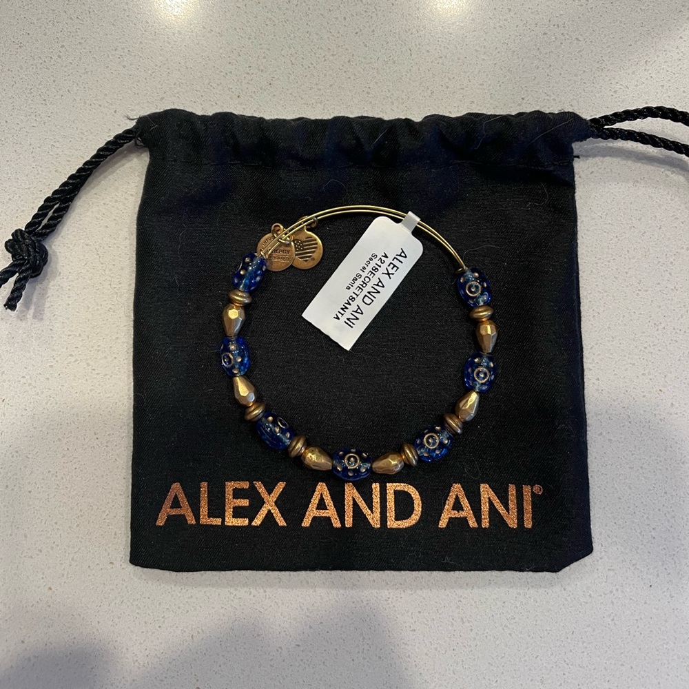 Alex and Ani Beaded Bangle